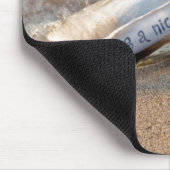 Bericht voor de dag muismat (Hoek)