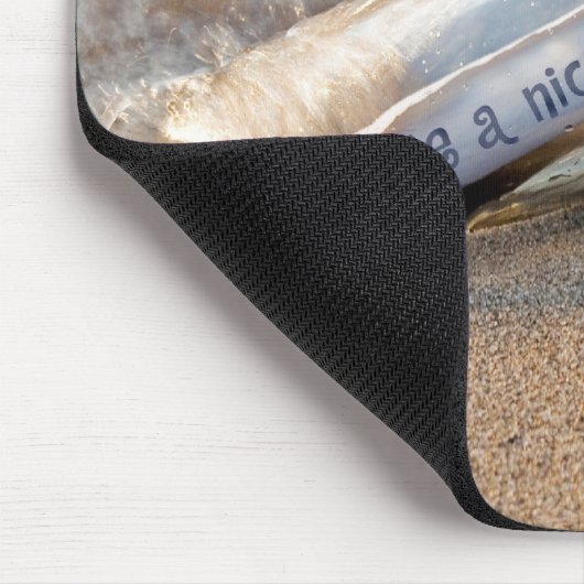 Bericht voor de dag muismat (Hoek)