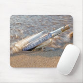 Bericht voor de dag muismat (Met muis)