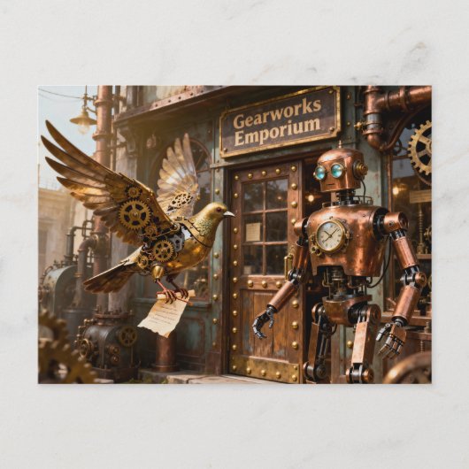 Bericht voor de winkel briefkaart (Voorkant)