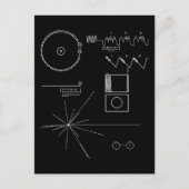 Bericht "Voyager" Briefkaart (Voorkant)