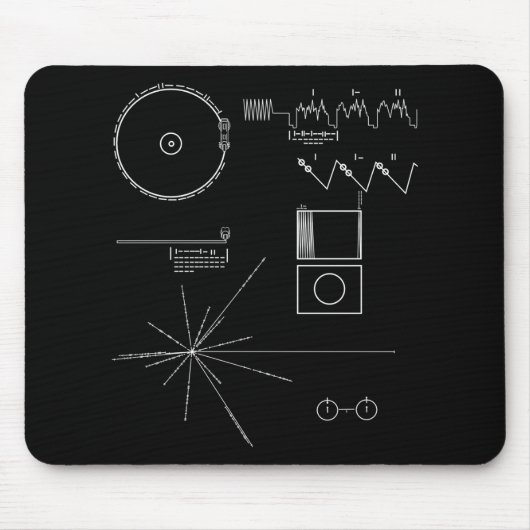 Bericht "Voyager" Muismat (Voorkant)