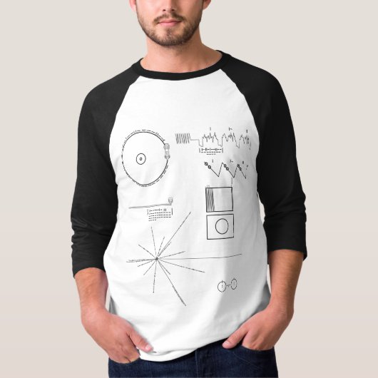 Bericht "Voyager" T-shirt (Voorkant)