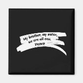 Bericht Vrede wissen Magneet (Voorkant)