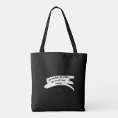 Bericht Vrede wissen Tote Bag (Achterkant)