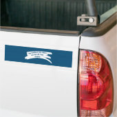 Bericht Vrede wissen verven lijn Bumpersticker (Op Truck)