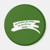 Bericht Vrede wissen verven lijn Magneet (Voorkant)