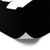 Bericht Vrede wissen verven lijn Poster (Hoek)