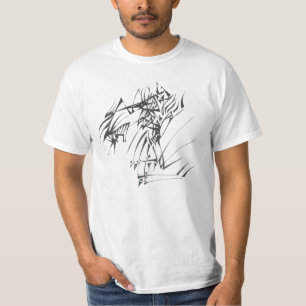 Bericht Zwart Wit Abstract Tribal Tattoo Kunst T-shirt