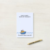 Berichtblok Cruise Ship Post-it® Notes (Op bureau)