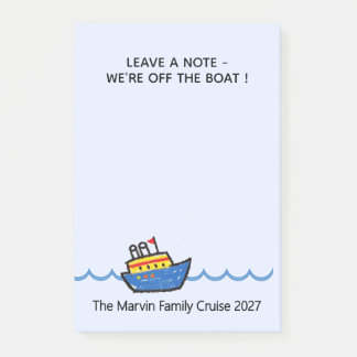 Berichtblok Cruise Ship Post-it® Notes