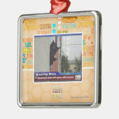 Berichten 2 metalen ornament (Links)