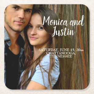 Berichten Aankondiging Foto bewaardatum Kartonnen Onderzetters