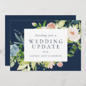 Berichten actualiseren marinekaart veranderen datu save the date (Voorkant / Achterkant)