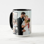 Berichten Afbeelding Montage met ZigZag fotostrip Mok (Voorkant links)