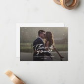 Berichten Dag Foto met handschrift Hartelijk dank Notitiekaartje (Voorkant / Achterkant in situ)