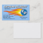 Berichten en leveringsservice Fireball Visitekaartje (Voorkant / Achterkant)