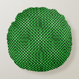 Berichten en rommelige groene schaak over elkaar rond kussen