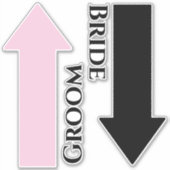 Berichten en trekkers met pijlen sticker (Voorkant)