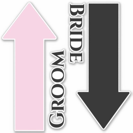 Berichten en trekkers met pijlen sticker (Voorkant)