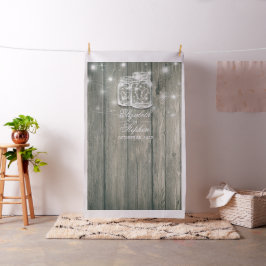 Berichten Foto Achtergrond Rood Mason Jar Lights Stof