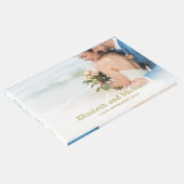 Berichten Foto Blauwe Zeevaart Elegant Wedding Gastenboek (Hoek)