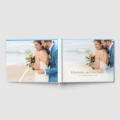 Berichten Foto Blauwe Zeevaart Elegant Wedding Gastenboek (Volledig)