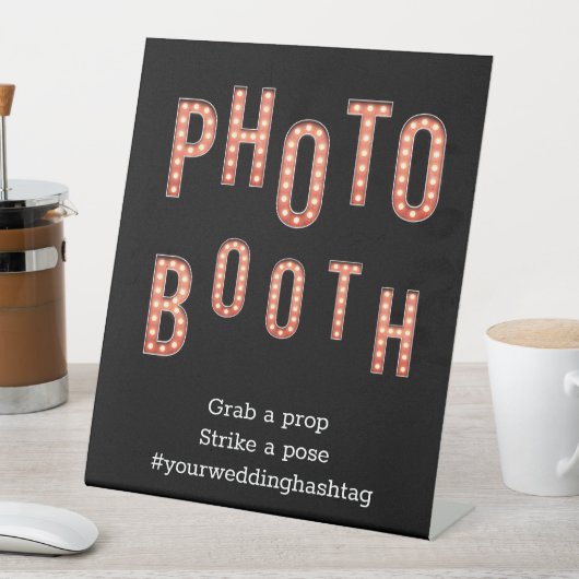 Berichten foto-ingang reclamebord met voetstuk (Insitu)