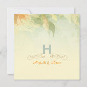 Berichten in de tuinbouw - Zachte geel Kaart (Achterkant)