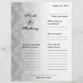 Berichten in het kader van de bruiloft Bijgevoegd  (Voorkant)