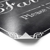 Berichten - krijtbord - Favors - Foto Afdruk (Hoek)