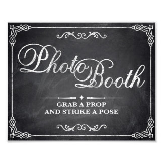 Berichten - krijtbord - Foto Booth - Afdruk