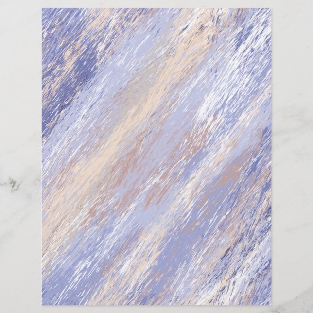 Berichten met Abstract blauw beige verfscrapbook (Voorkant)