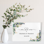 Berichten met eucalyptus greenery-monogram gastenboek