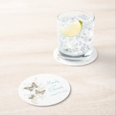 Berichten met inkt onderzetter van blauwgroen papi (Insitu)