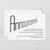 Berichten met uitgestelde bruiloft save the date (Voorkant / Achterkant)