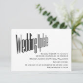 Berichten met uitgestelde bruiloft save the date (Staand voorkant)