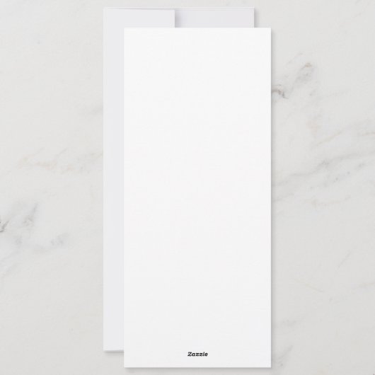 Berichten minimalistisch Floral Logo Wedding Menu (Achterkant)