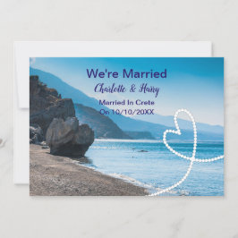 Berichten na bruiloft kaart