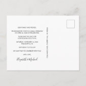 Berichten ontvangen Foto opslaan Datum Aankondigingskaart (Achterkant)