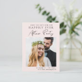 Berichten ontvangen Roze opslaan Datum Aankondigingskaart (Staand voorkant)