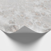 Berichten ontvangen White Silver Gold Simple Elega Cadeaupapier (Hoek)