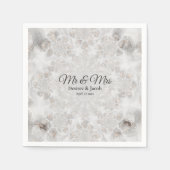 Berichten ontvangen White Silver Gold Simple Elega Servet (Voorkant)