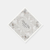 Berichten ontvangen White Silver Gold Simple Elega Servet (Hoek)