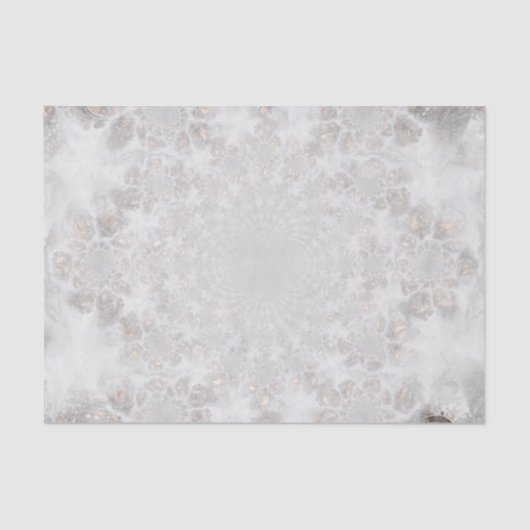 Berichten ontvangen White Silver Gold Simple Elega Tissuepapier (Voorkant)