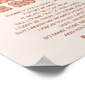 Berichten over Baby shower uit de bom Poster (Hoek)