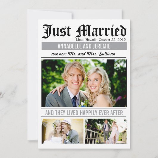 Berichten over bruiloft - Wit Kaart (Voorkant)