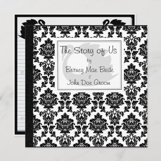 Berichten over bruiloften samenstellen kaart (Voorkant / Achterkant)