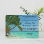 Berichten over de bestemming van de palmbomen lang kaart (Staand voorkant)