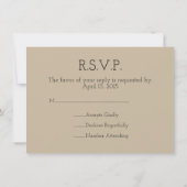 Berichten over de Kaart van de RSVP-reactie (Achterkant)